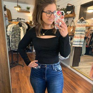 Black Date Night Top!